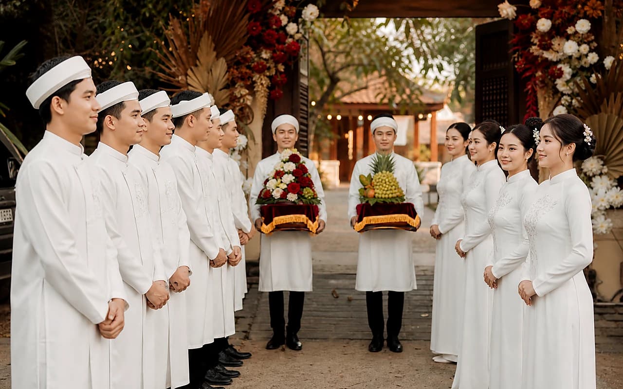 Cho thuê nhân sự bưng quả